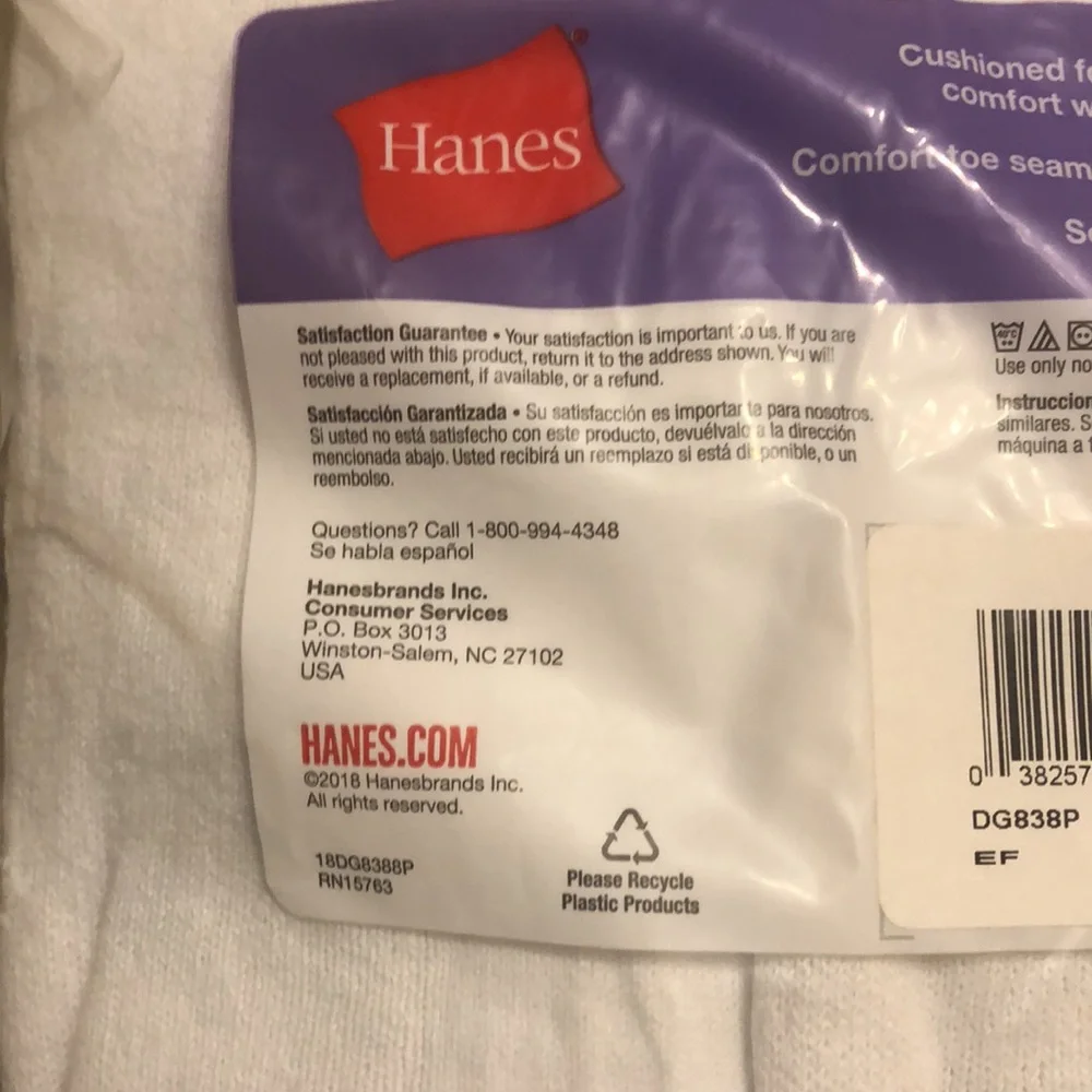 Hanes women’s extended size socks